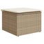 sofasæt til haven 11 dele med hynder polyrattan beige