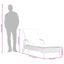 liggestole 2 stk. med hynder polyrattan sort