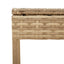 liggestole 2 stk. med baldakiner og bord polyrattan beige