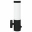 Udendørs væglampe 2 pcs Sort 12 x 8,5 x 29 cm