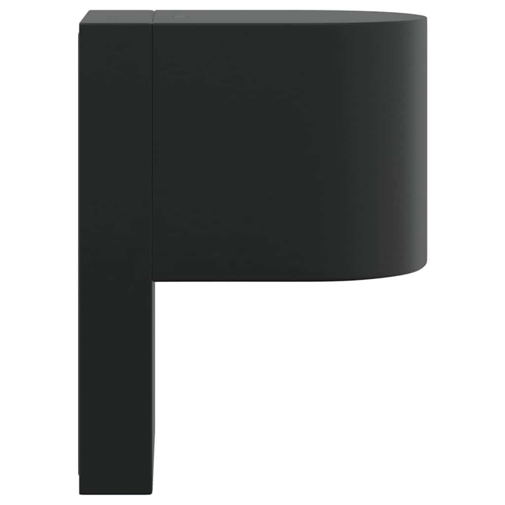 Udendørs væglampe Sort 12 x 7 x 15 cm Rustfrit stål