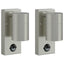 Udendørs væglampe 2 pcs Sølv 6,5 x 10,5 x 16 cm