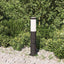 pullertlampe med stikkontakt 50 cm rustfrit stål IP44