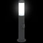 pullertlampe med stikkontakt 50 cm rustfrit stål IP44