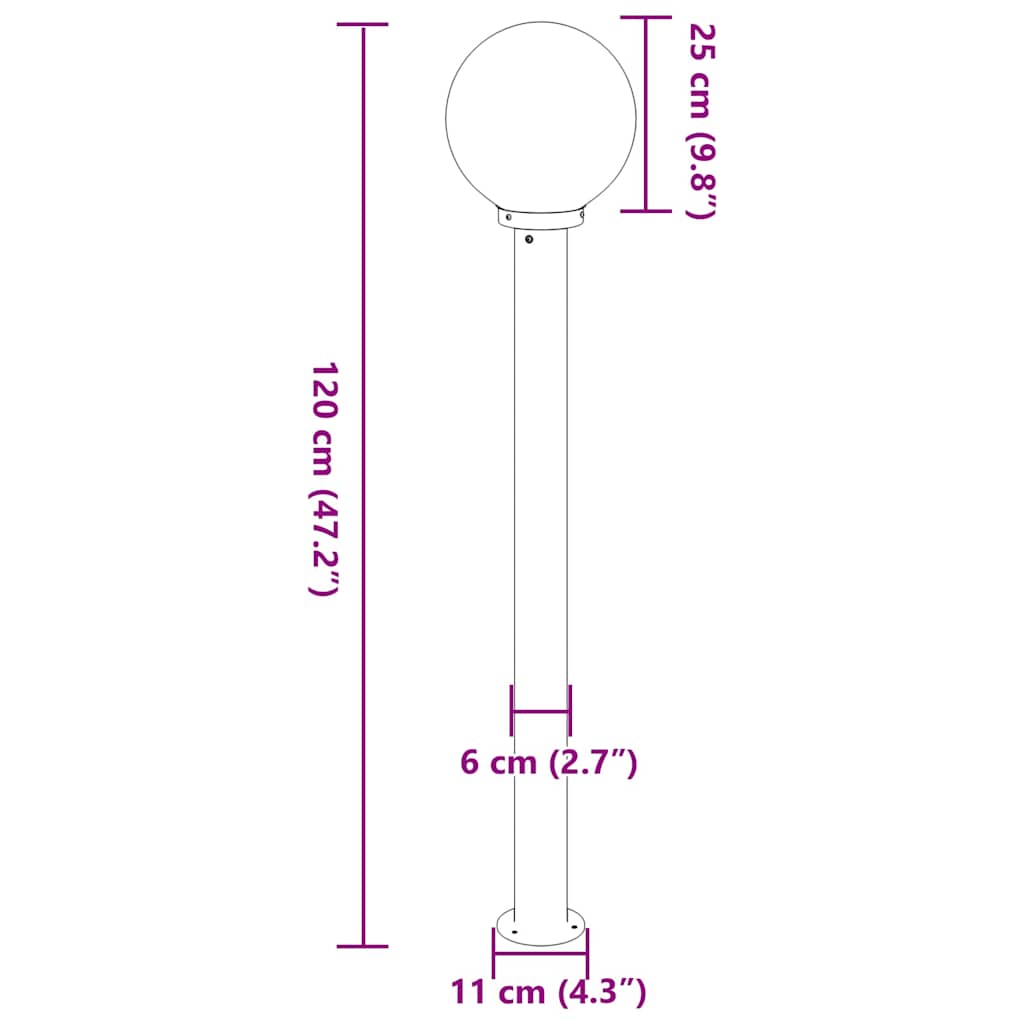 pullertlampe 120 cm sort IP44
