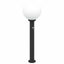 pullertlampe med sensor 80 cm sort IP44