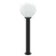 pullertlampe med sensor 80 cm sort IP44