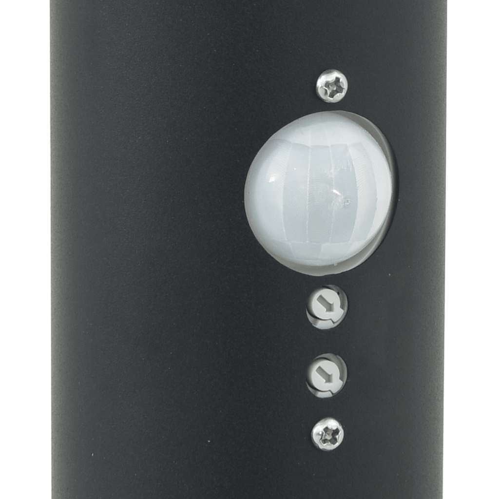pullertlamper med sensor 3 stk. 80 cm sort IP44