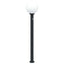 pullertlampe med sensor 120 cm sort IP44