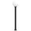 pullertlampe med sensor 120 cm sort IP44