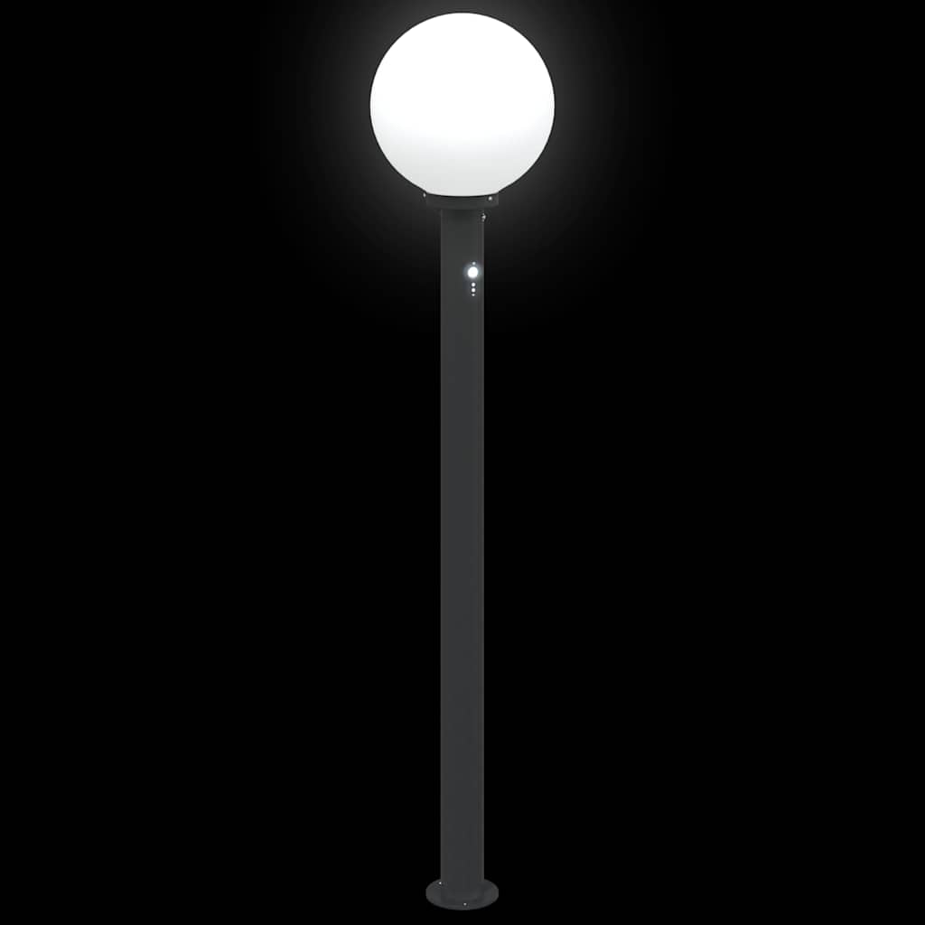 pullertlampe med sensor 120 cm sort IP44
