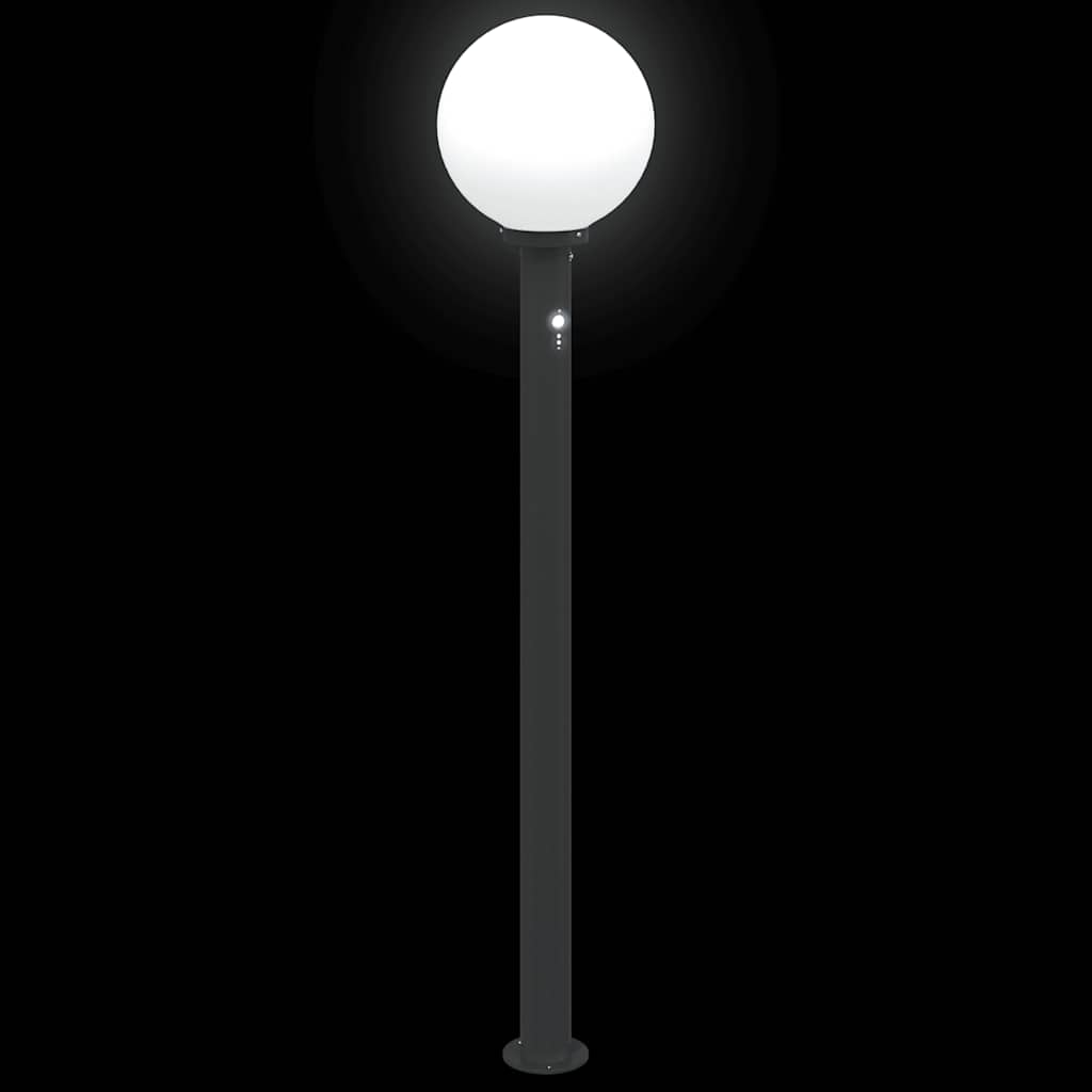pullertlamper med sensor 3 stk. 120 cm sort IP44