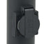 pullertlamper med stikkontakt 3 stk. 80 cm sort IP44