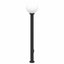 pullertlampe med stikkontakt 120 cm sort IP44