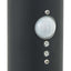 pullertlamper med sensor og stikkontakt 3 stk. 80 cm sort IP44