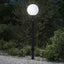 pullertlampe med sensor og stikkontakt 120 cm sort IP44