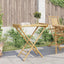 foldbart bakkebord 70,5x42,5x80 cm bambus