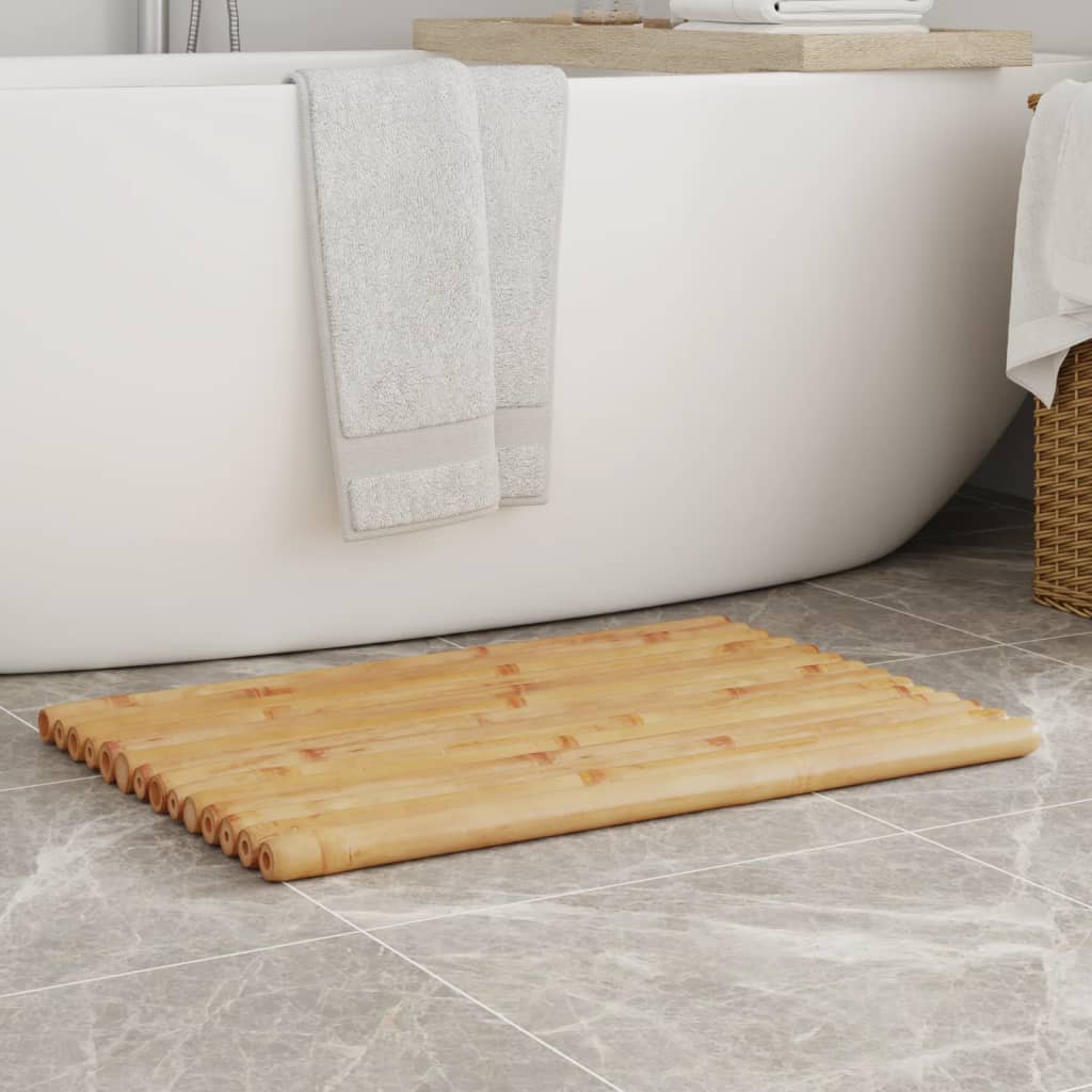 Bademåtter i bambus 2 stk. - 70 × 50 cm
