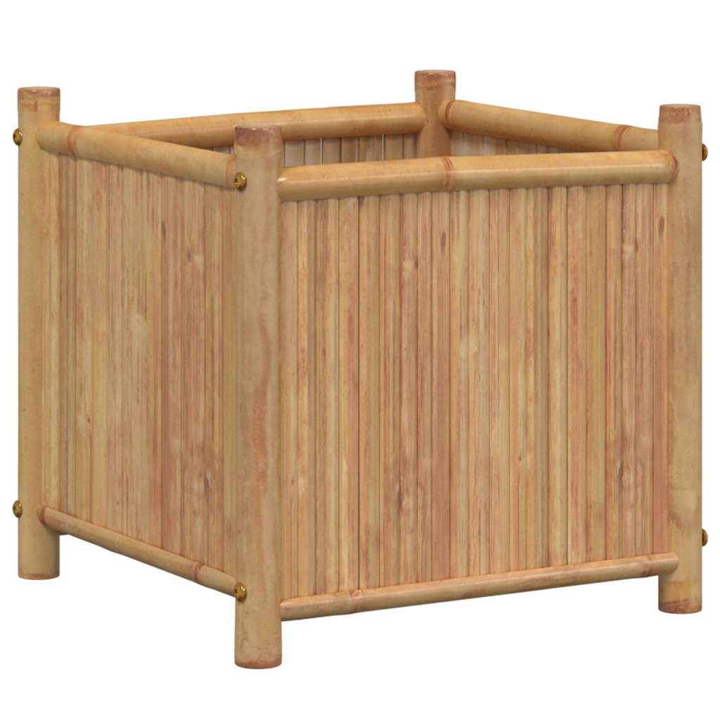 plantekasse 40x40x40 cm bambus