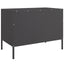 tv-borde 2 stk. 68x39x50,5 cm stål sort