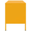 tv-bord 68x39x50,5 cm stål sennepsgul