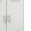 skab 68x39x79 cm stål hvid