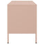 tv-bord 68x39x50,5 cm stål lyserød