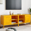 tv-borde 2 stk. 68x39x50,5 cm stål sennepsgul