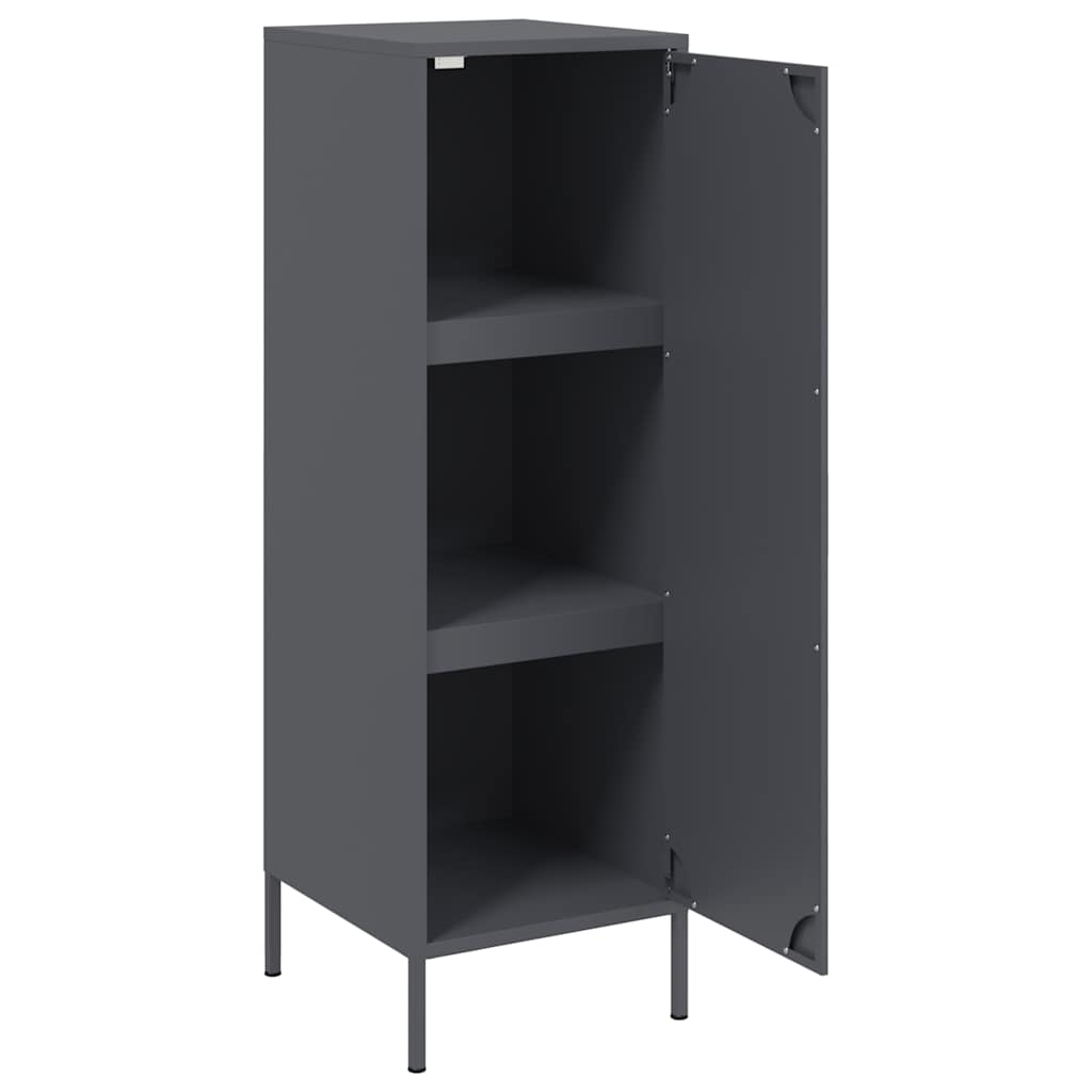 skab 36x39x113 cm stål antracitgrå