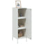skab 36x39x113 cm stål hvid