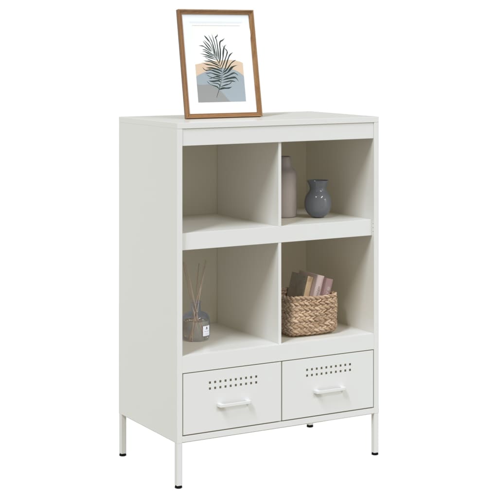 skab 68x39x101,5 cm stål hvid