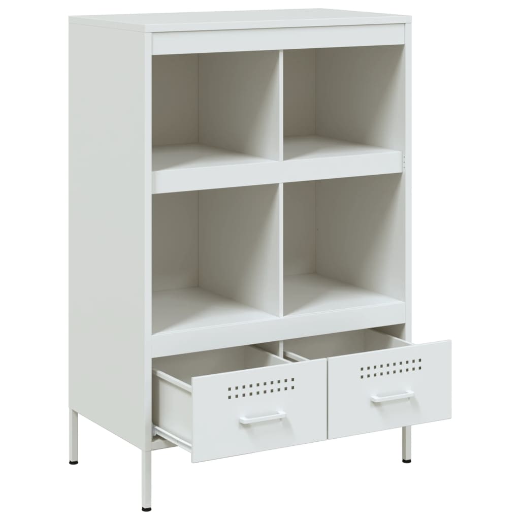 skab 68x39x101,5 cm stål hvid