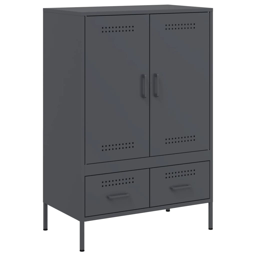 skab 68x39x101,5 cm stål antracitgrå