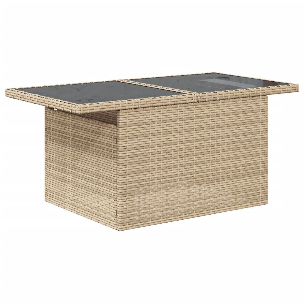 sofasæt til haven 8 dele med hynder polyrattan beige