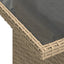 sofasæt til haven 10 dele med hynder polyrattan beige