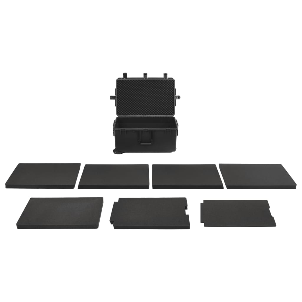 transportabel flightcase 79,5x52x39 cm PP sort