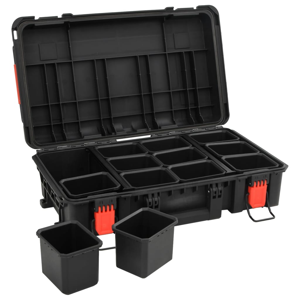 transportabel flightcase 56,5x34x16 cm PP sort