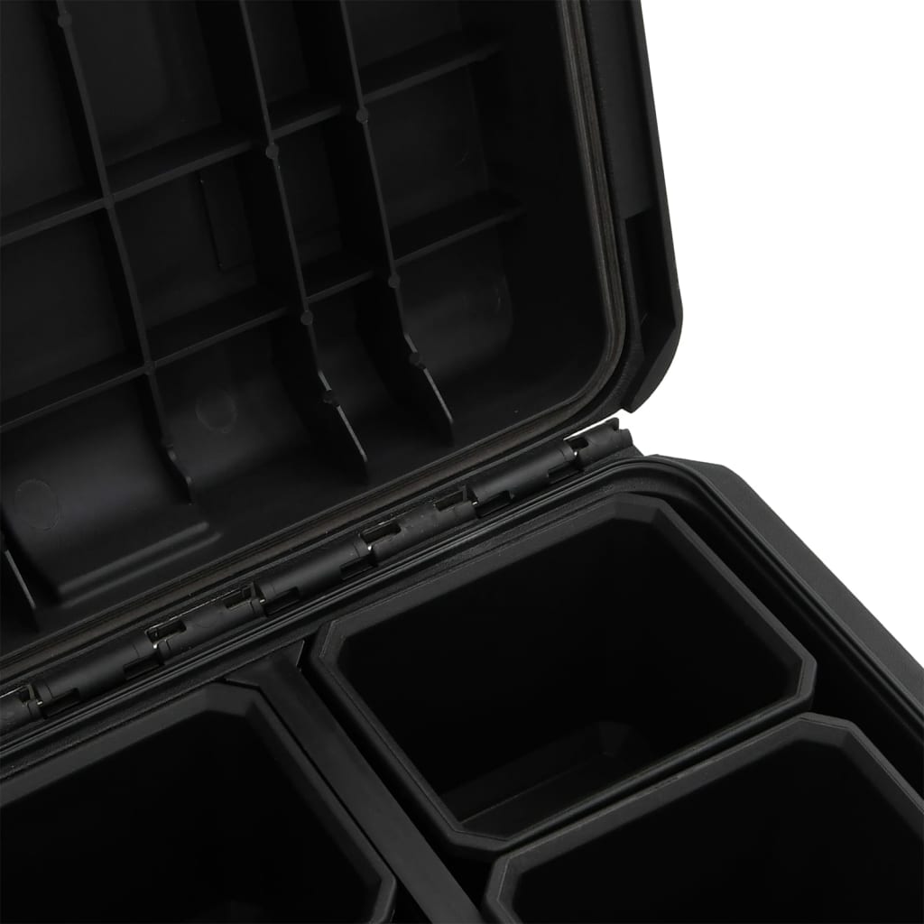 transportabel flightcase 56,5x34x16 cm PP sort