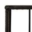spakant polyrattan og massivt akacietræ sort