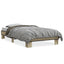 sengeramme 75x190 cm konstrueret træ og metal sonoma-eg