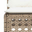 sofasæt til haven 7 dele med hynder polyrattan beige