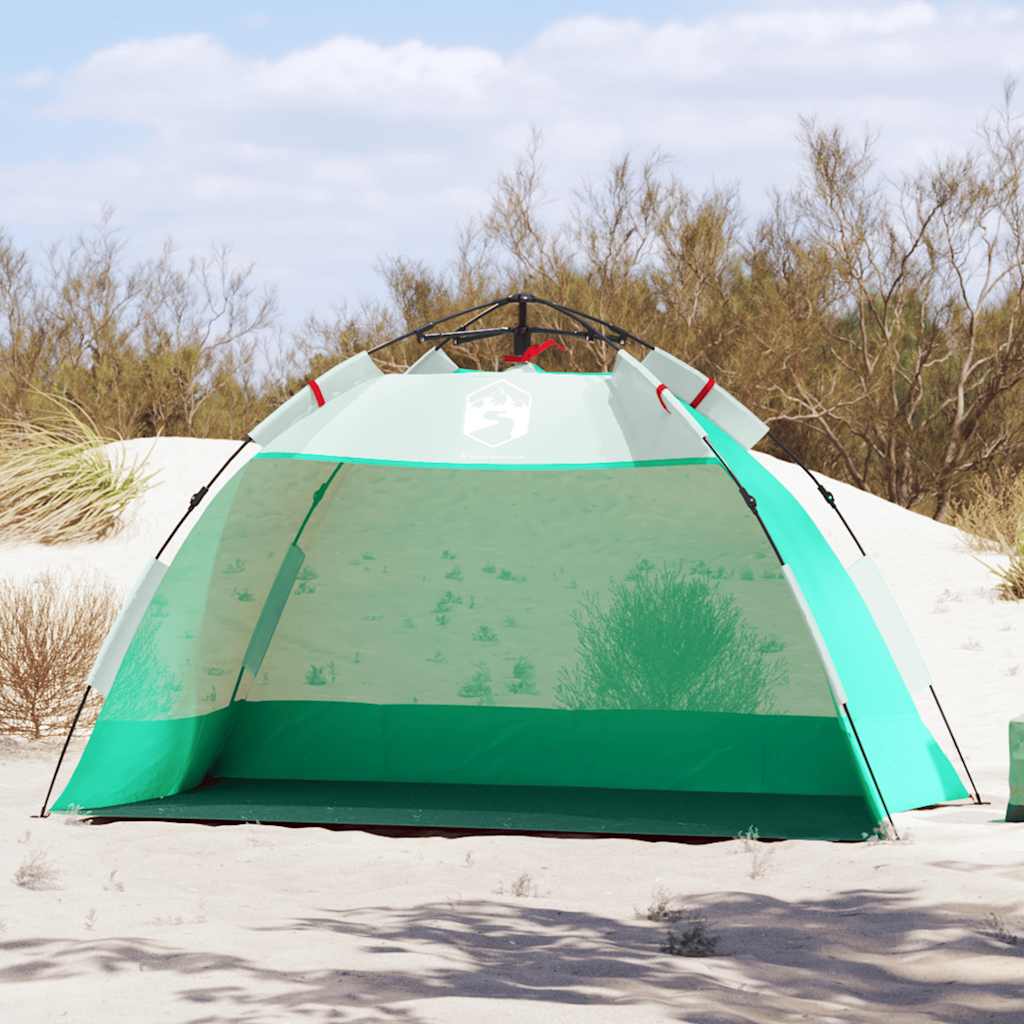 2-personers campingtelt vandtæt quick-release grøn billede