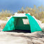 2-personers campingtelt vandtæt quick-release grøn