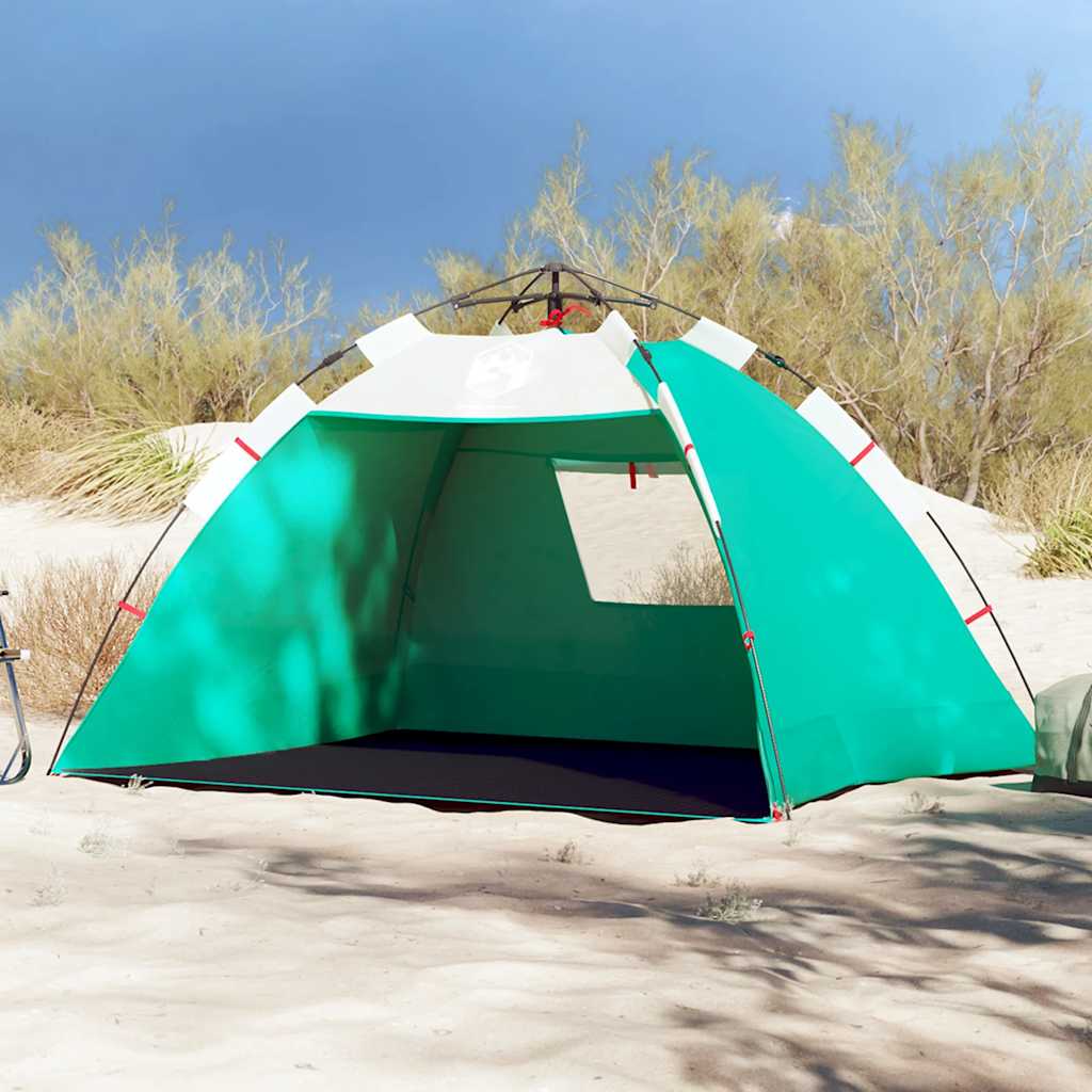 2-personers campingtelt vandtæt quick-release grøn billede