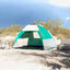 2-personers campingtelt vandtæt quick-release grøn