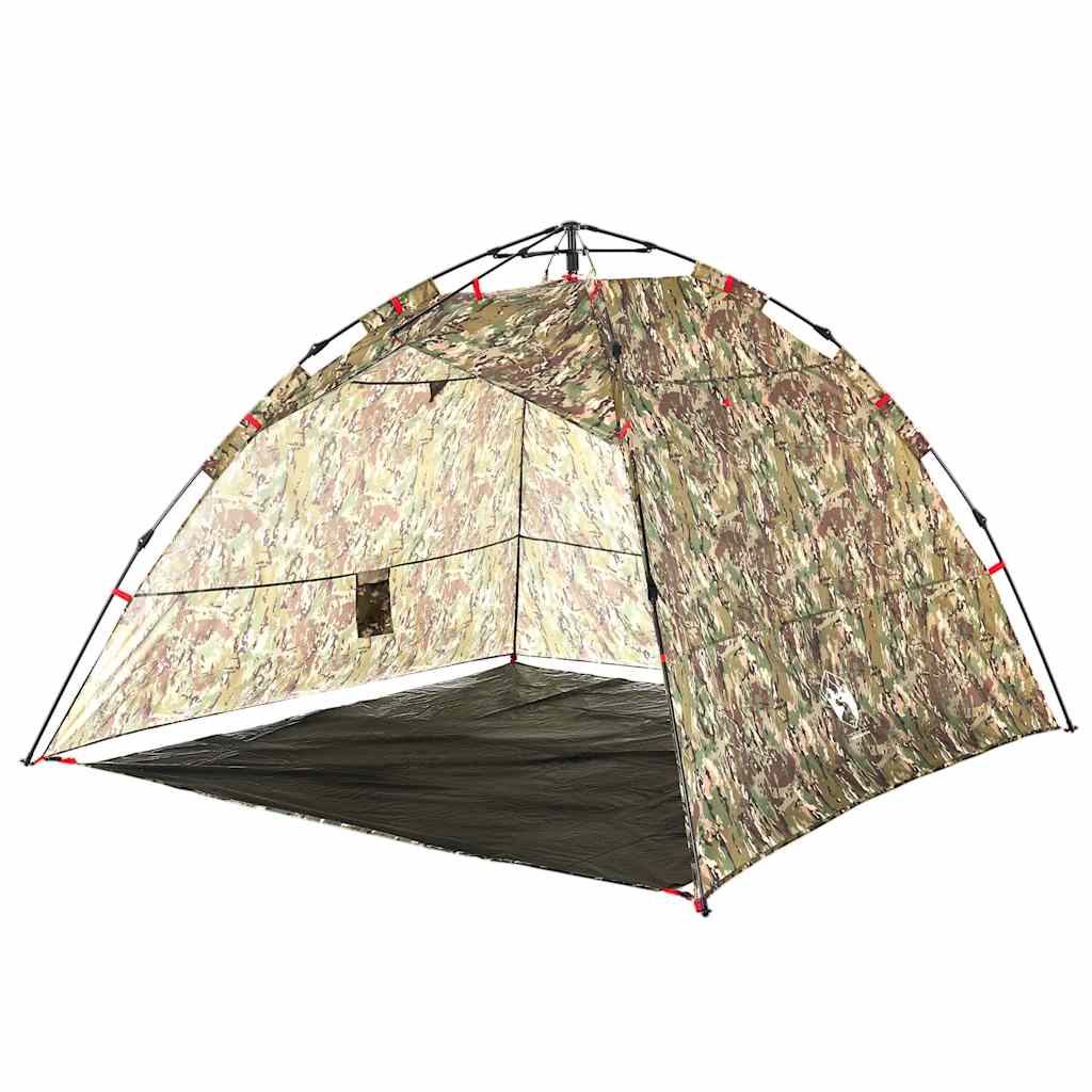 4-personers fisketelt quick-release camouflage