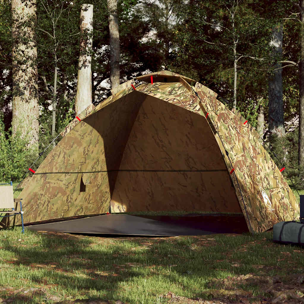 4-personers fisketelt quick-release camouflage billede