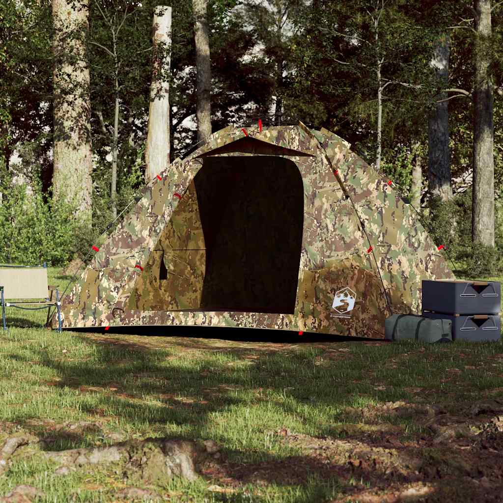 4-personers fisketelt quick-release camouflage