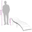 liggestole 2 stk. med hynder polyrattan sort