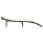 liggestole 2 stk. med hynder polyrattan brun